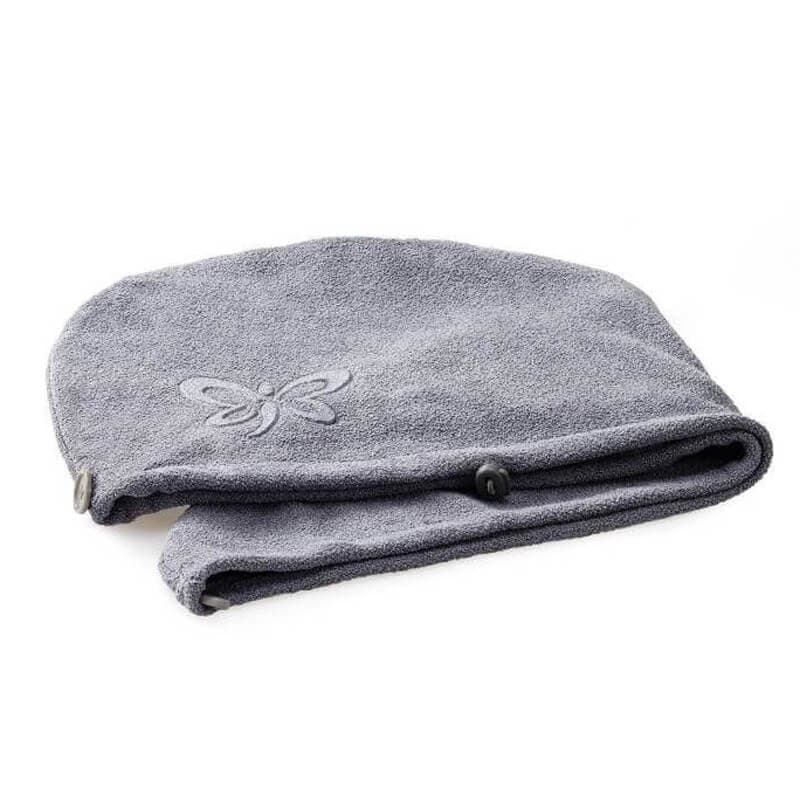 Haarturban Einheitsgröße, grau