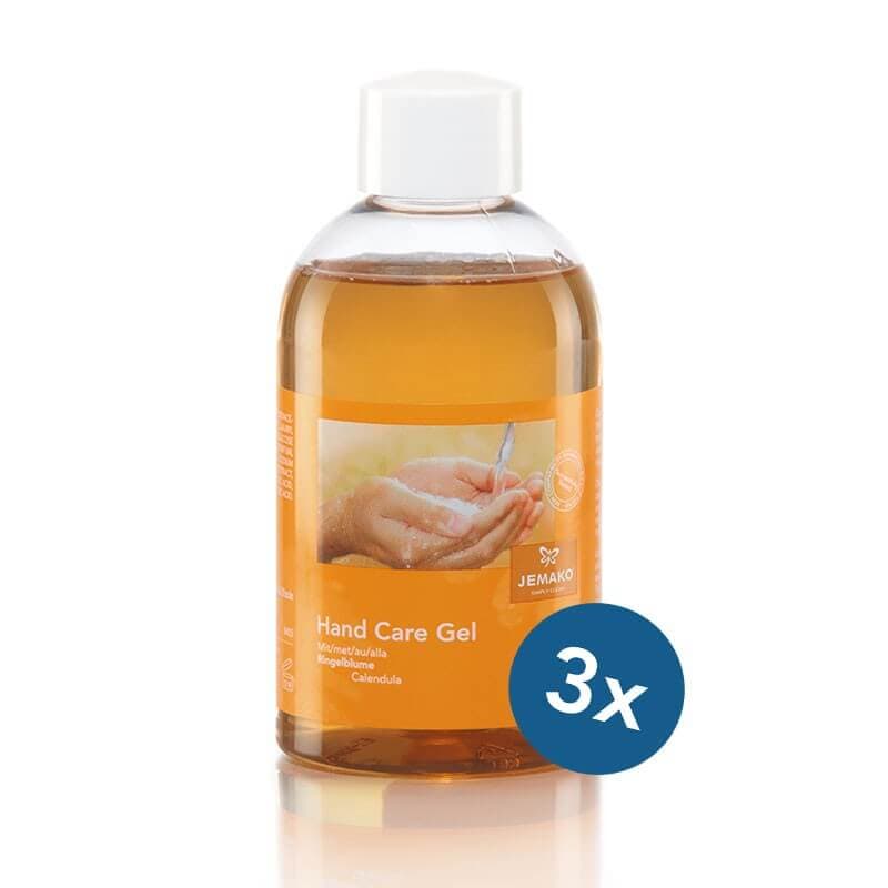Hand Care Gel ohne Pumpe, 3er-Pack