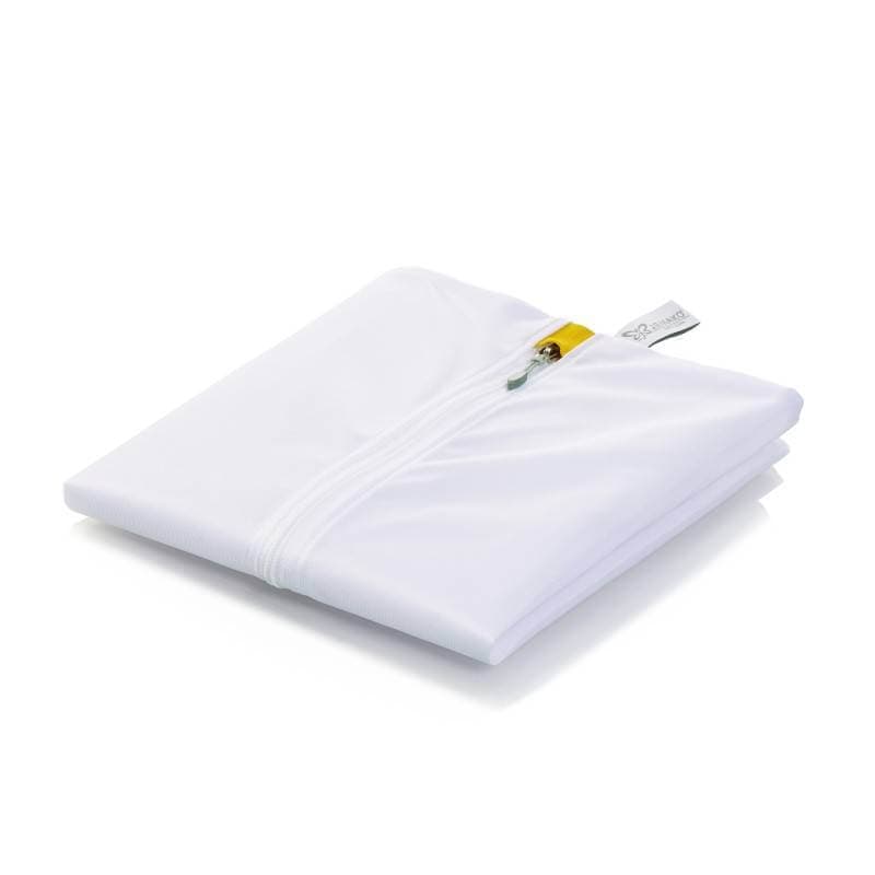 Waschsack 47 x 49 cm mit Zipperabdeckung gelb