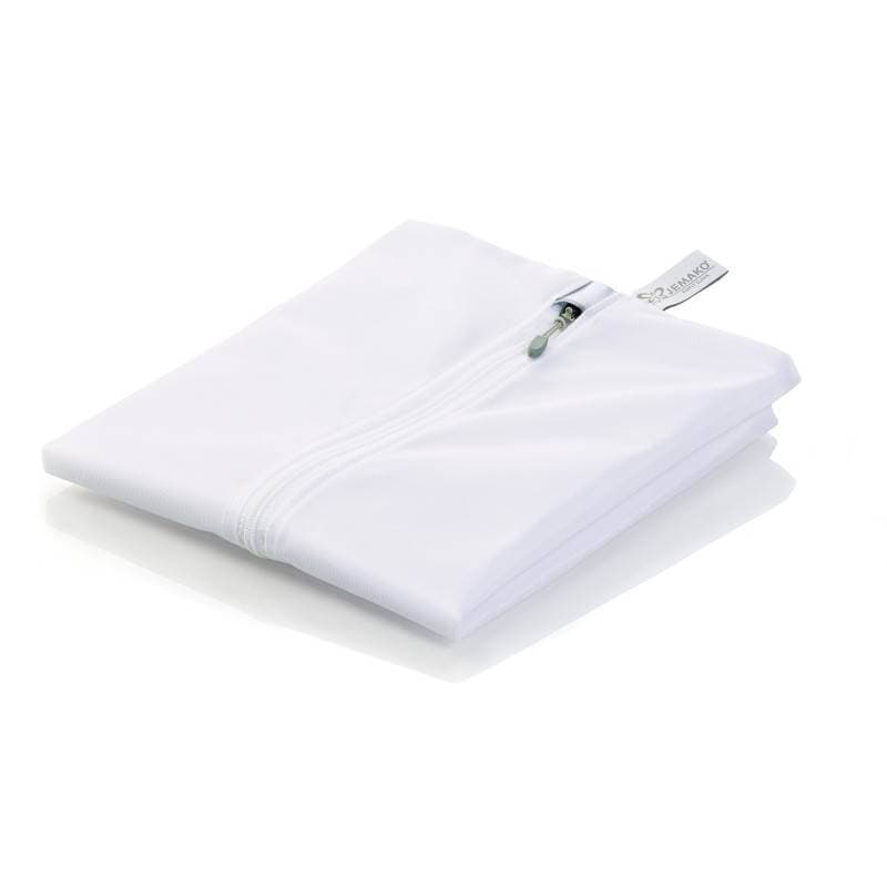 Waschsack 47 x 49 cm mit Zipperabdeckung weiß